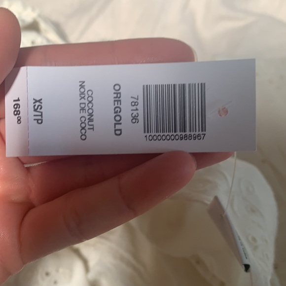 NWT Aritzia Sunday Best OREGOLD Coconut Dress - Picture 6 of 6